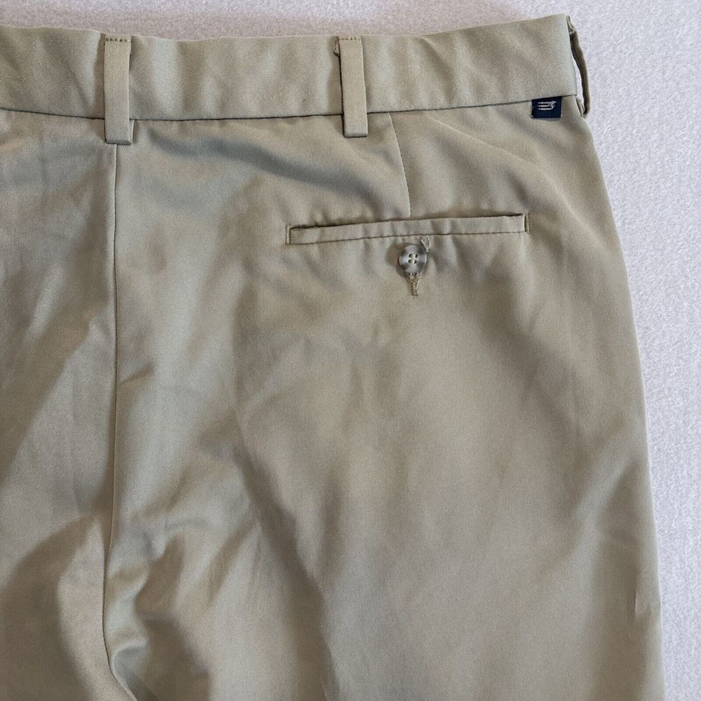 Dockers Golf 38x32 TAN Men's Pants Chino Flat Front Straight Leg EXCELLENT - Picture 8 of 8